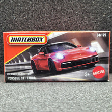 Load image into Gallery viewer, Matchbox 2025 Porsche 911 Targa Red #34 MBX Showroom New Sealed Box