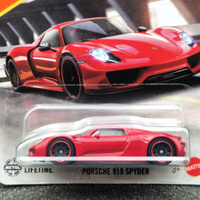 Load image into Gallery viewer, Matchbox 2025 Porsche 918 Spyder Red #15 MBX Showroom New Long Card