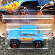 Load image into Gallery viewer, Matchbox 2025 Volkswagen Beetle 4x4 Light Blue #12 MBX Adventure New Long Card