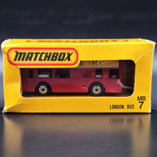 Load image into Gallery viewer, Matchbox 1981 The Londoner M17J "World Double-Decker Bus Exhibition"-Yokohama Matsuzakaya Japanese Limited Edition MB7