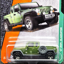 Load image into Gallery viewer, Matchbox 2017 '17 Jeep Gladiator Olive Green #92 MBX Explorers New Long Card