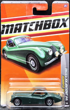 Load image into Gallery viewer, Matchbox 2011 '54 Jaguar XK 120SE British Racing Green #20 Heritage Classics 7/12 New Long Card