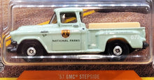 Load image into Gallery viewer, Matchbox 2021 '57 GMC Stepside Mint Green Truck Series #12/12 New Long card