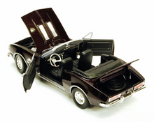 Load image into Gallery viewer, MotorMax 1967 Chevrolet Camaro SS Convertible Burgundy Timeless Legends # 73301 1-24 Diecast