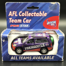 Load image into Gallery viewer, Official AFL 2013 Fremantle Dockers Toyota RAV4 Purple AFL Collectable Model Car 1:43 Diecast