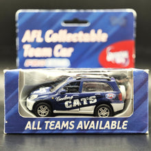 Load image into Gallery viewer, Official AFL 2013 Geelong Cats Toyota RAV4 Dark Blue AFL Collectable Model Car 1:43 Diecast