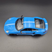 Load image into Gallery viewer, Explorafind 2021 Porsche 911 Turbo S Sky Blue 1:24 Die Cast Car