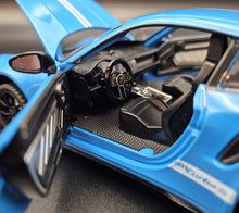 Load image into Gallery viewer, Explorafind 2021 Porsche 911 Turbo S Sky Blue 1:24 Die Cast Car