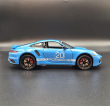 Load image into Gallery viewer, Explorafind 2021 Porsche 911 Turbo S Sky Blue 1:24 Die Cast Car