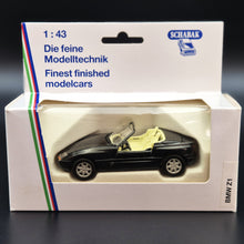 Load image into Gallery viewer, Schabak Modell 1990 BMW Z1 Cabriolet Open Black #1160 1:43 Die Cast Model