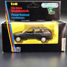 Load image into Gallery viewer, Schabak Modell 1990 Ford Escort Wagon (Estate) Black #1096 1:43 Die Cast Model
