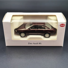 Load image into Gallery viewer, Schabak Modell 1992 Audi 80 Bordeaux #1031 1:43 Die Cast Model