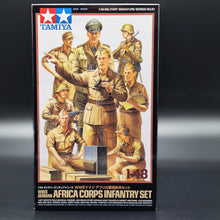 Load image into Gallery viewer, Tamiya WWII German Africa Corps Infantry Set #32561 1:48 Scale Model Kit