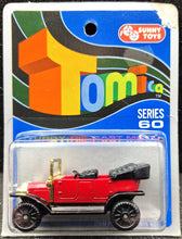 Load image into Gallery viewer, Tomica 1979 Type T-Ford (1916 Touring) Open Top 4 Door Cabriolet Red #F11-1 Series 60 Car