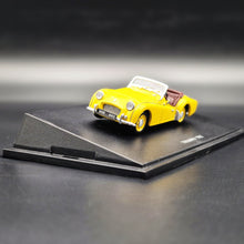 Load image into Gallery viewer, Universal Hobbies Eagle's Race 1955 Triumph TR2 Yellow #3683 1:43 Die Cast Model