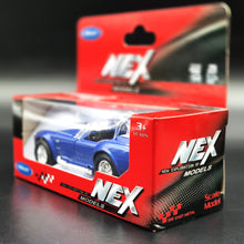 Load image into Gallery viewer, Welly 1965 Shelby Cobra 427 S/C Blue 1:36 NEX Collection Series Boxed New