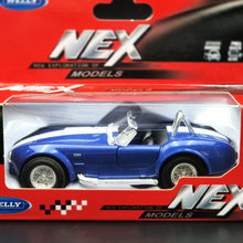 Load image into Gallery viewer, Welly 1965 Shelby Cobra 427 S/C Blue 1:36 NEX Collection Series Boxed New