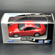 Load image into Gallery viewer, Welly 2005 Porsche 911 (997) Carrera S Coupe Red 1:36 #42369 Collection Series Boxed