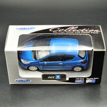 Load image into Gallery viewer, Welly 2007 Peugeot 207 Blue 1:36 #42370 Collection Series Boxed