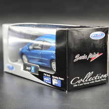 Load image into Gallery viewer, Welly 2007 Peugeot 207 Blue 1:36 #42370 Collection Series Boxed