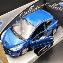 Load image into Gallery viewer, Welly 2007 Peugeot 207 Blue 1:36 #42370 Collection Series Boxed