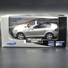 Load image into Gallery viewer, Welly 2010 Mercedes-Benz SLK 350 Silver #42358 1:36 Collection Series Boxed