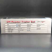 Load image into Gallery viewer, Welly 2001 Chevrolet Suburban & 1970 Ford Mustang Boss 302 Off-Roader Trailer Set Collection
