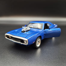 Load image into Gallery viewer, Explorafind 1969 Dodge Charger 500 Blue 1:32 Die Cast Car