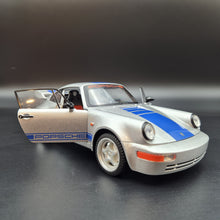 Load image into Gallery viewer, Explorafind 1994 Porsche 964 Turbo Carrera RS Silver 1:24 Die Cast Car