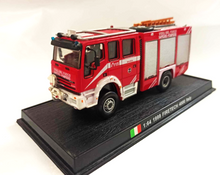 Load image into Gallery viewer, Amercom 1999 Iveco Magirus Firetech 4000 Italy Fire Truck Italian Fire Dept 1:64 Diecast Model