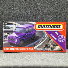 Load image into Gallery viewer, Matchbox 2020 2015 Mercedes-Benz G 550 Purple #49 MBX Highway New Sealed Box