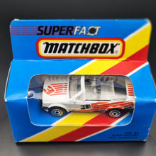 Load image into Gallery viewer, Matchbox 1987 Ford Escort XR3i Cabriolet White MB37 Superfast SF15 Boxed