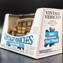 Load image into Gallery viewer, ERTL 1940 Ford Woody Station Wagon Dark Red #2517 1:43 ERTL Vintage Vehicles Diecast Model