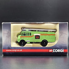 Load image into Gallery viewer, Corgi Trackside 1970 Green Goddess EFS Manston Museum Kent Fire Engine #DG221005 1:76 Model