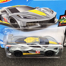 Load image into Gallery viewer, Hot Wheels 2021 Corvette C8.R Silver #105 HW Race Day 6/10 New
