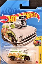 Load image into Gallery viewer, Hot Wheels 2021 Surf 'n Turf White #66 HW Art Cars 5/10 New Long Card