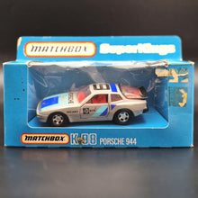 Load image into Gallery viewer, Matchbox 1983 Porsche 944 Silver K-98 Matchbox Superkings Diecast Boxed