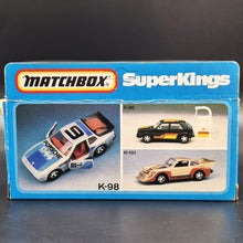 Load image into Gallery viewer, Matchbox 1983 Porsche 944 Silver K-98 Matchbox Superkings Diecast Boxed