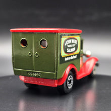 Load image into Gallery viewer, Matchbox 1990 Ford Model A Van John West Salmon Dark Green Series 1-75 MB38 Boxed