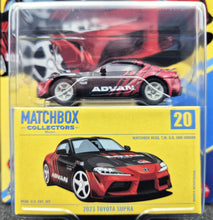 Load image into Gallery viewer, Matchbox 2025 2023 Toyota Supra Black/Red Matchbox Collectors Series 20/20 New