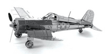 Load image into Gallery viewer, Explorafind 3D Metal Art - F-4U Corsair Aircraft 3D Model Building Kit