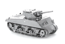 Load image into Gallery viewer, Explorafind 3D Metal Art - US Army Sherman WW2 Tank 3D Model Building Kit