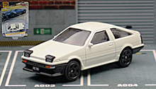 Load image into Gallery viewer, Explorafind 1986 Toyota AE86 Corolla Levin/Sprinter Trueno White 1:64 Die Cast Car New