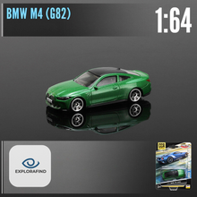 Load image into Gallery viewer, Explorafind 2023 BMW M4 G82 Green 1:64 Die Cast Car New