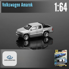 Load image into Gallery viewer, Explorafind 2017 Volkswagen Amarok Silver 1:64 Die Cast Car New