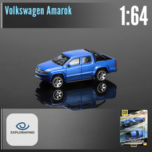 Load image into Gallery viewer, Explorafind 2017 Volkswagen Amarok Blue 1:64 Die Cast Car New