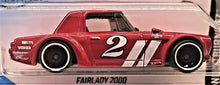 Load image into Gallery viewer, Hot Wheels 2019 Fairlady 2000 Red #156 Nightburnerz 10/10 New Long Card