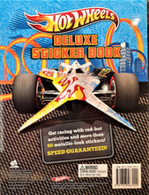 Load image into Gallery viewer, Hot Wheels Deluxe Sticker Activity Book 60+ Stickers New