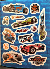 Load image into Gallery viewer, Hot Wheels Deluxe Sticker Activity Book 60+ Stickers New