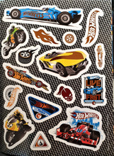 Load image into Gallery viewer, Hot Wheels Deluxe Sticker Activity Book 60+ Stickers New